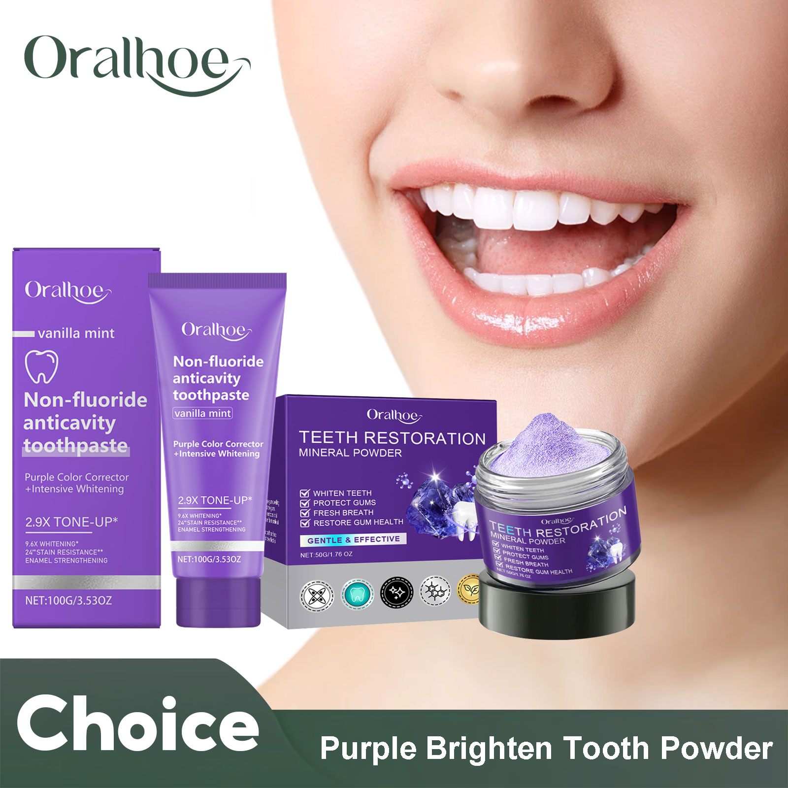 Teeth Whitening Remedies - Poudre de nappode pour la domination