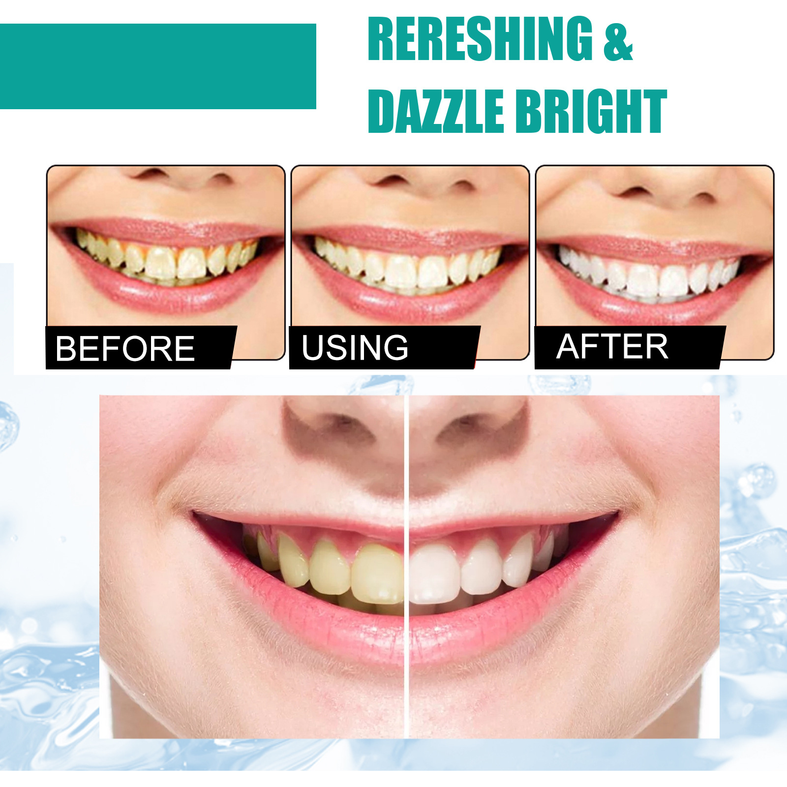 Poudre à dents de menthe halei - Teeth Whitening Powder avis et prix