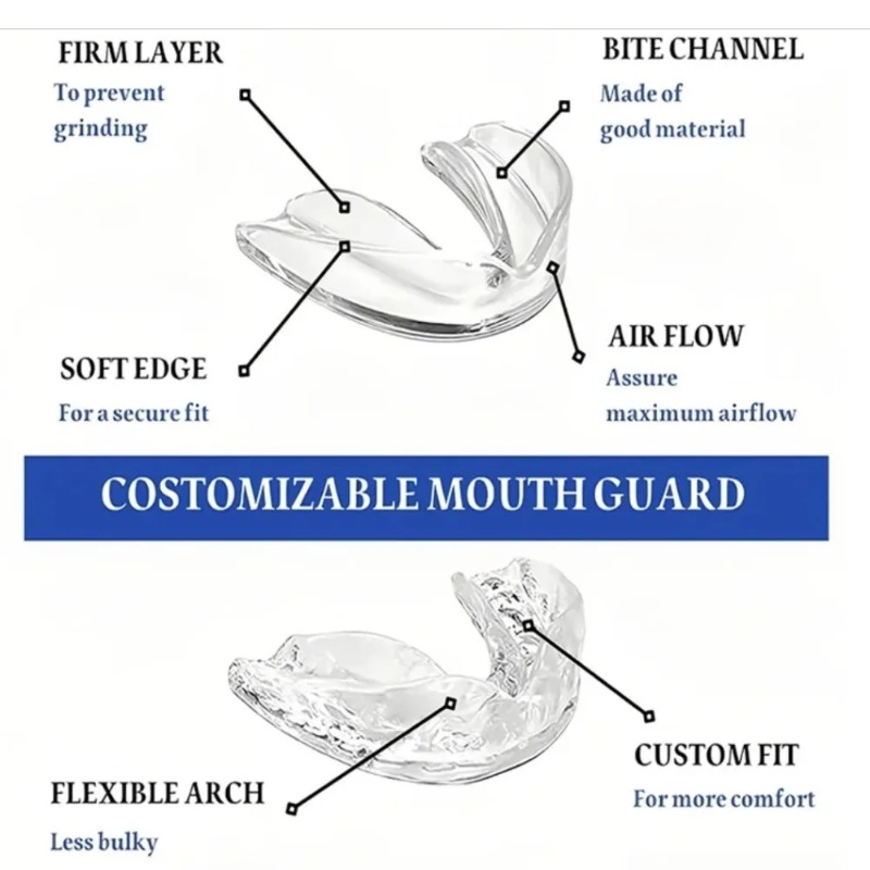 Lot de 4 protège-dents moulabl - Dental Guard Night avis et prix