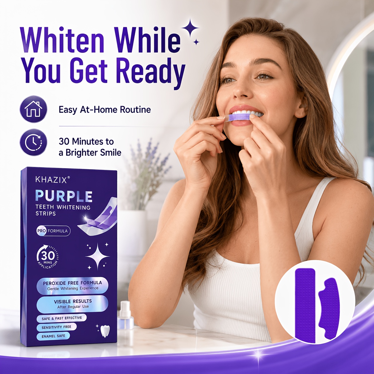 1/10 paires de bandes blanchis - Teeth Whitening Retainer avis et prix