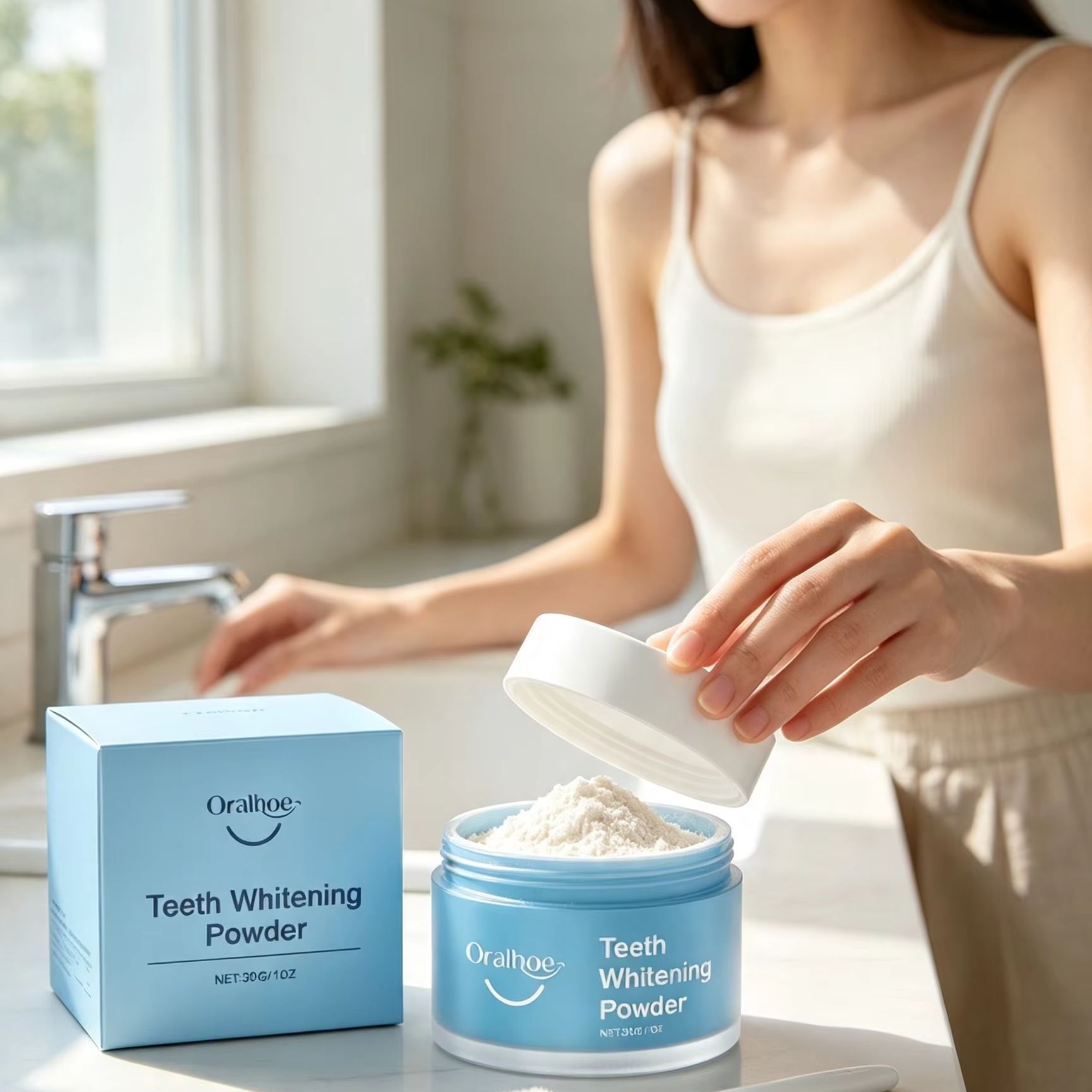 Poudre dentaire Oralhoe pour l - Teeth Whitening Powder avis et prix