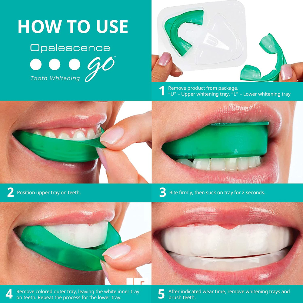 Opalescence Go plateaux blanch - Teeth Whitening Opalescence avis et prix