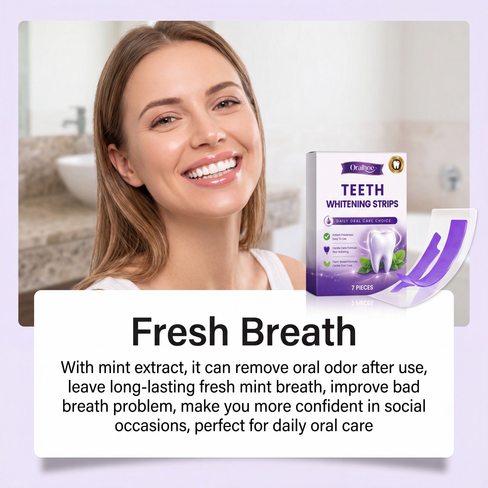 Bandes blanchissantes violette - Teeth Whitening Retainer avis et prix