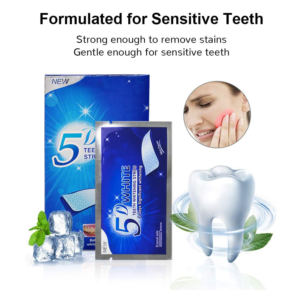 Bandelettes blanchissantes 5D  - Teeth Whitening Remedies avis et prix